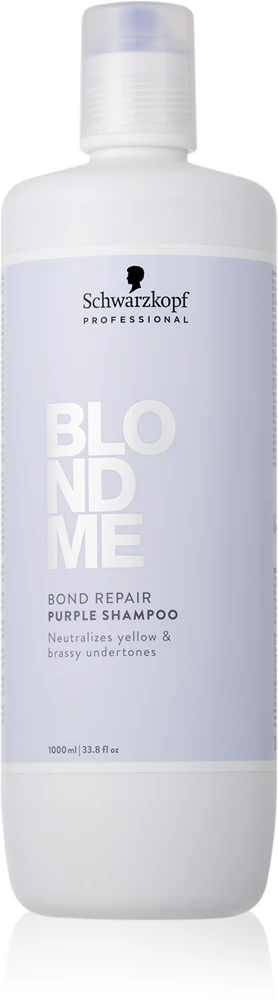 Schwarzkopf Professional Blondme Bond Repair Purple Shampoo 1000 ml 1 - ADAKO profesionálna vlasová kozmetika Schwarzkopf Professional Blondme Bond Repair Purple Shampoo 1000 ml